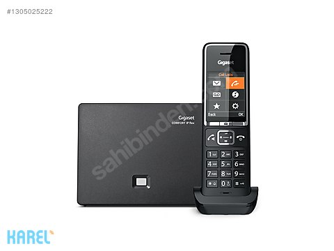 Gigaset Comfort 550 A IP Flex – Téléphone VoIP Sans Fil, Compatible Tous Opérateurs, Noir Gigaset Comfort 550 A IP Flex – Téléphone VoIP Sans Fil, Compatible Tous Opérateurs, Noir