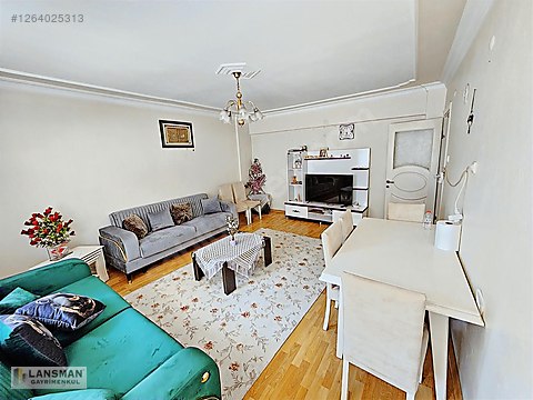 LANSMAN'DAN MERKEZİ KONUMDA 3+1 FULL EŞYALI DAİRE