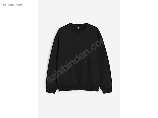 H M Siyah Oversize Unisex XL Sweatshirt H M Erkek Sweatshirt Modelleri sahibinden da 1209025625