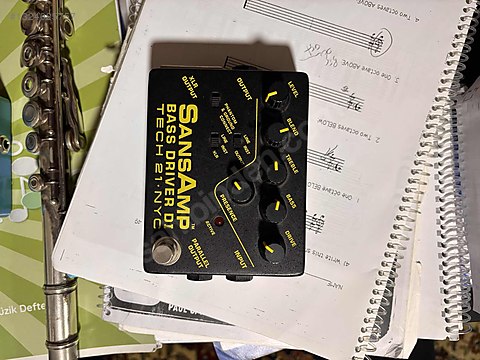TECH 21 SansAmp Bass D DI 旧筐体 Sansamp bass di tech21 - Efekt Pedalı ve Diğer Enstrüman Yan