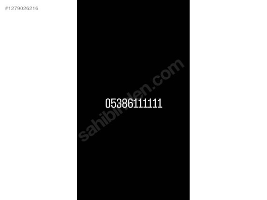 Used & Brand New Items / Cell Phones & Accessories / Phone Numbers & SIM Cards / Türk Telekom