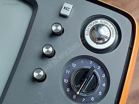 National TR-12PA Televizyon Siyah Beyaz Popart Vintage 1970 on