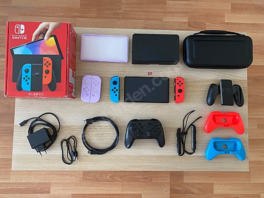 Nintendo Switch OLED + Controller + Aksesuarlar + Oyun Hesabı on