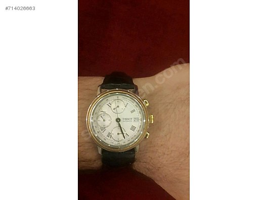 Samil Saat Tissot Altin Kaplama T71 3 401 31 Erkek Kol Saati