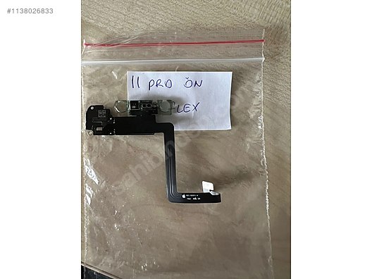 iPhone 11 Pro Orjinal Ahize İç Kulak Hoparlör Sensör Flex Film