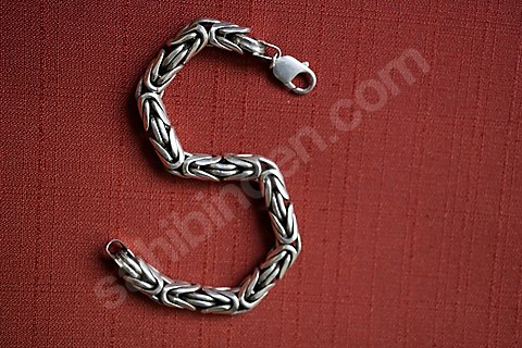 KRAL MODELİ GÜMÜŞ BİLEKLİK