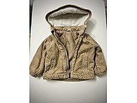 H&M Kalın yumuşak fitilli kopuşonlu mont 12-18 Ay