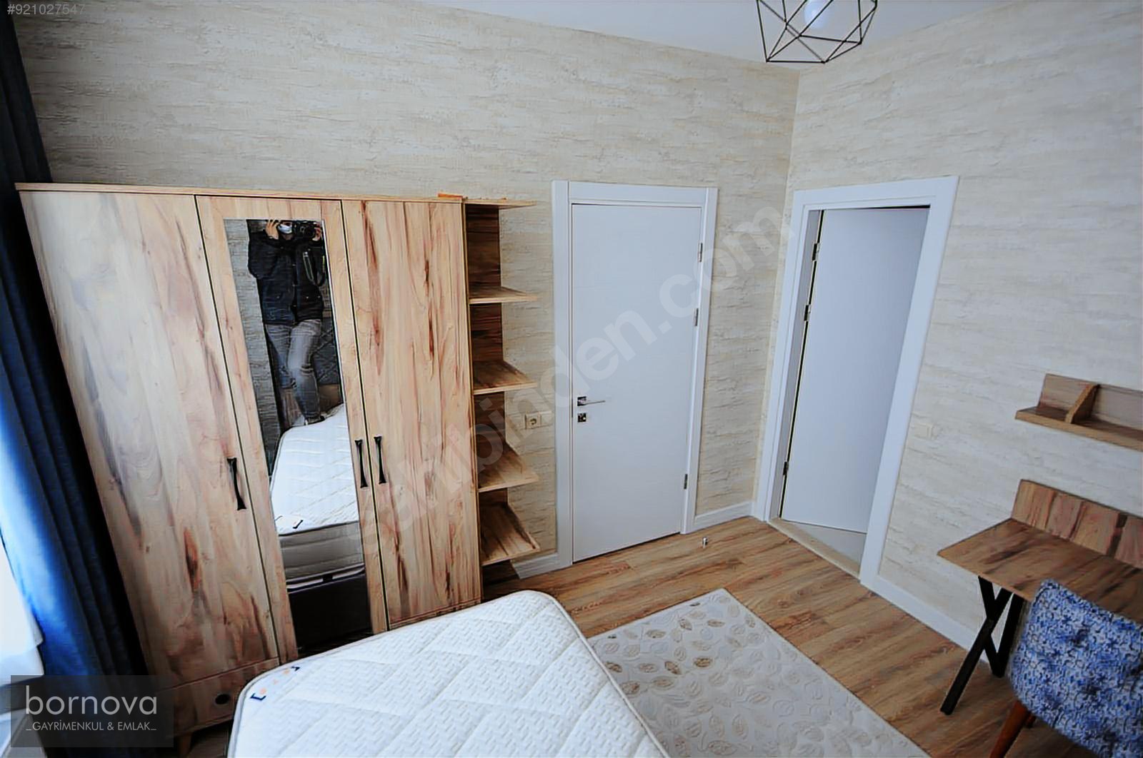 BORNOVA KONUTLARINDA LÜKS BİRİNCİ SINIF EŞYALI 2+0 KİRALIK DAİRE