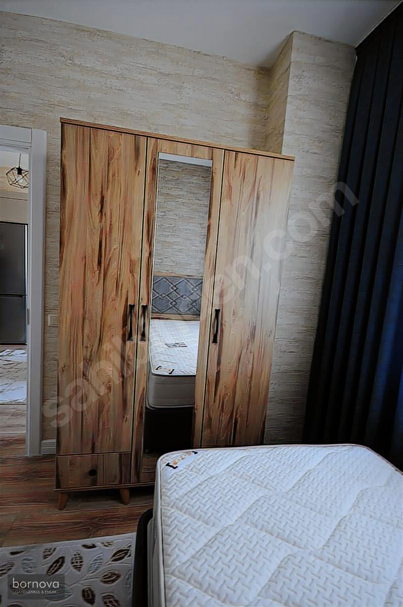 BORNOVA KONUTLARINDA LÜKS BİRİNCİ SINIF EŞYALI 2+0 KİRALIK DAİRE