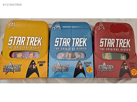 STAR TREK DVD セット売り Star Trek Uzay Yolu Dizi Orijinal Seri DVD Full Set 3 Sezon