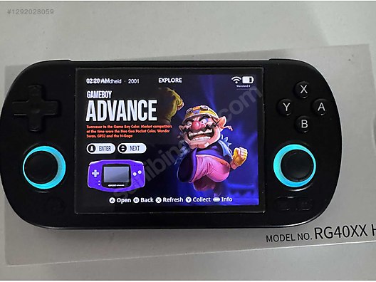 Anbernic rg40xxH rg40xx h MuOS + Hdmi kablo +Adapter sahibinden
