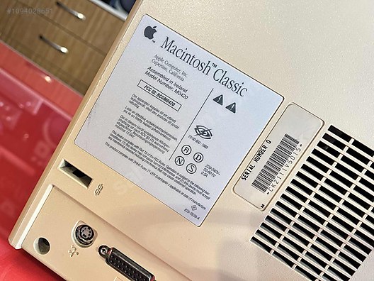 MACİNTOSH CLASSİC APPLE ANTİKA İPHONE BİLGİSAYAR on sahibinden.com