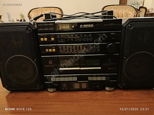 SHARP GX 66 MUZİK SETİ - İkinci El Sharp Müzik Seti & Teyp