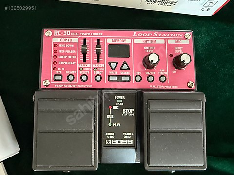 BOSS RC-30 Loop Station Dual Track Looper Pedal - Efekt Pedalı ve