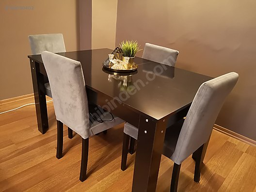 Dining Room Set 4 Sandalye 1 Masa Yemek Grubu Uygun
