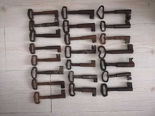 ANTİKA DÖNEM DIŞ KAPI ANAHTARLARI - Toplu Satış Antika ve Çeşitli Antika Eşyalar sahibinden.com'da