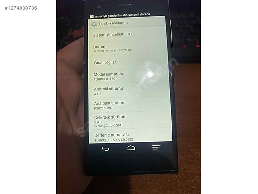 Used & Brand New Items / Cell Phones & Accessories / Cell Phones / Turkcell / T50