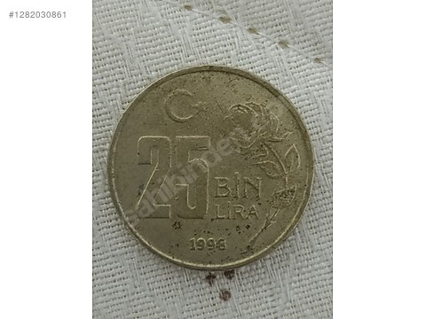KOLEKSİYONER 25 KURUŞ 1996 PARASI sahibinden.comda - 1282030861
