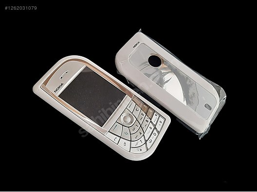 Nokia 7610 Kapak Tuş Original Xpress on Cover and Keypad White