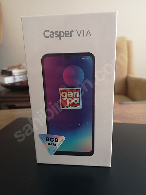 CASPER VIA M35 SİYAH CEP TELEFONU