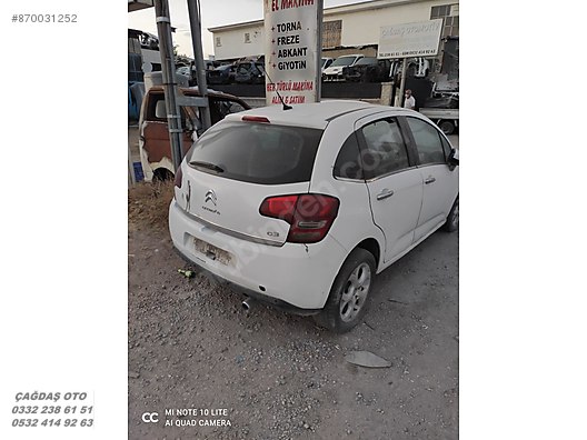 cagdasotomotivden 2011 citroen c 3 hurda belgeli turkiye nin ilan sitesi sahibinden com da 870031252