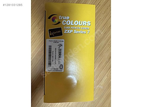 Zebra Ix series,Ribbon Zxp series 7 Black at sahibinden.com