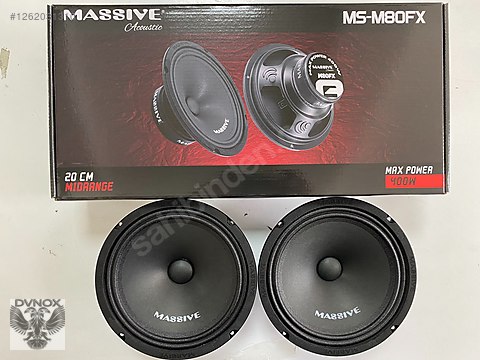 Hoparlör / Midrange / MASSİVE AUDIO 20 CM MIDRANGE 400 WATT 150