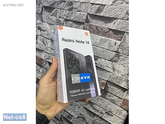 Resim XİOAMİ REDMİ NOTE 14 256 GB SİYAH SIFIR 24AY GENPA KVK GARANTİLİ Xiaomi Redmi Note 14 | 128 GB | Siyah