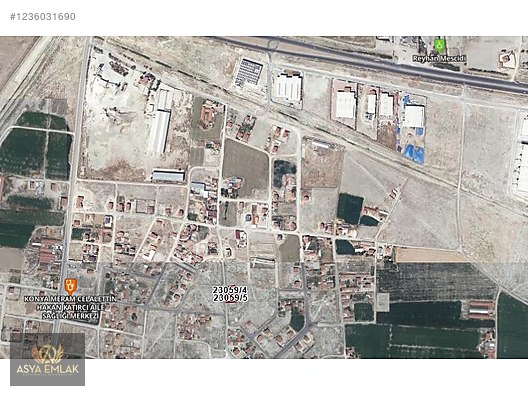 ASYA EMLAK'TAN KARATAY'DA 2 KATA İMARLI ARSA #1236031690