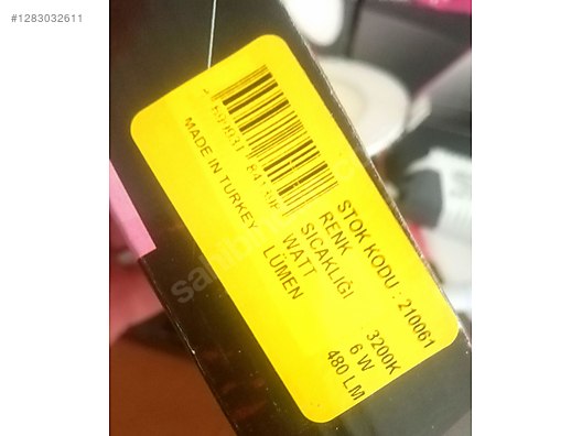 İkinci El ve Sıfır Alışveriş / Bahçe & Yapı Market / Yapı Malzemeleri / Aydınlatma / Armatür