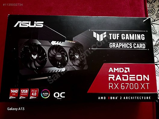 ASUS Amd Radeon Rx 6700 XT OC Edition TUF GAMİNG - AMD Ekran Kartı