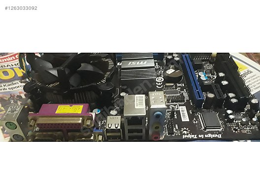 Masaüstü Bilgisayar - Anakart msi G41m-p33 Combo 775 pin anakart Anakart Anakart