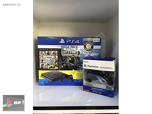 Sony Ps4 Slim 500gb Mega Pack 3 Oyun Cift Kol Ulus Elektronik Ilan Ve Alisveriste Ilk Adres Sahibinden Com Da 887033110