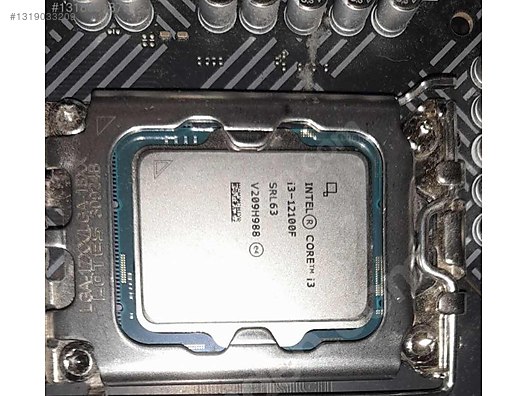 Sahibinden temiz Intel i3 12100f 12. Nesil işlemci sahibinden
