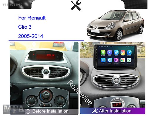 CarPlay Renault clio 3 Installation CarPlay Android&Carplay