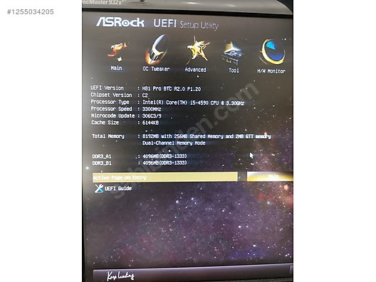 İ5 4590 - ASRock H81 Pro BTC - 2x4GB DDR3 - Anakart ve Tüm Masaüstü Bilgisayar Parçaları sahibinden.com'da