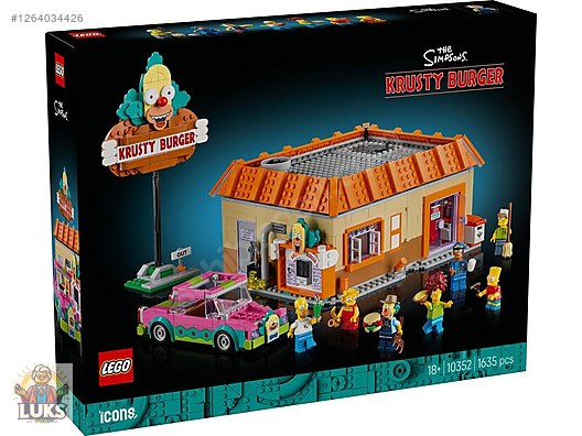 LEGO 10352 Icons The Simpsons: Krusty Burger - Lüks Hobi on