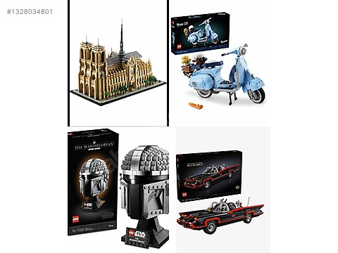 Lego Vespa 125 The mandalorıen Batmobile Notre dame kadetrali