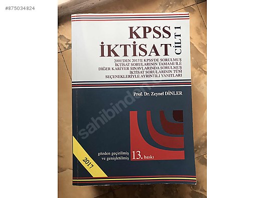 Indir Pdf Epub Online 2019 Kpss Iktisat 2 Cilt