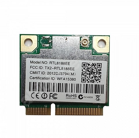 RTL8188EE 2.4G 802.11 b/g/n 150 Mbps TEK PORT Mini PCIE AĞ KARTI