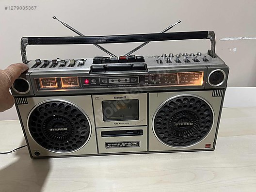 Boombox Sharp GF-9090 – Vintage – Occasion Fonctionnel