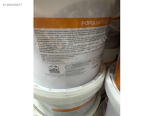 Polisan Popüler Brüt Beton Astarı - İç Cephe Boyası ve Yapı Malzemeleri sahibinden.com'da