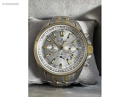 Jacques Lemans / 85) Jacques Lemans 1-1117 Kronograf 20 ATM Erkek