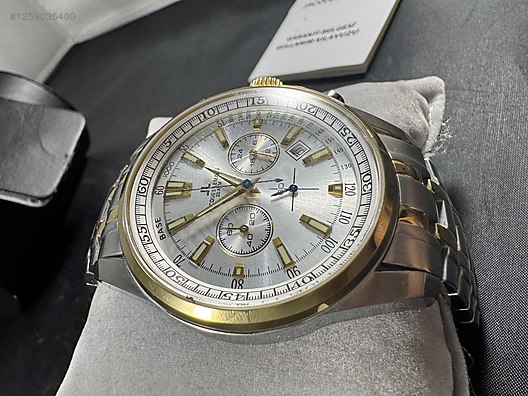 Jacques Lemans / 85) Jacques Lemans 1-1117 Kronograf 20 ATM Erkek