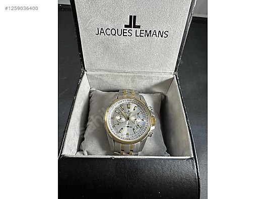 Jacques Lemans / 85) Jacques Lemans 1-1117 Kronograf 20 ATM Erkek