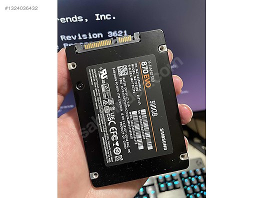 SAMSUNG 870 EVO 500GB SSD sahibinden.comda - 1324036432