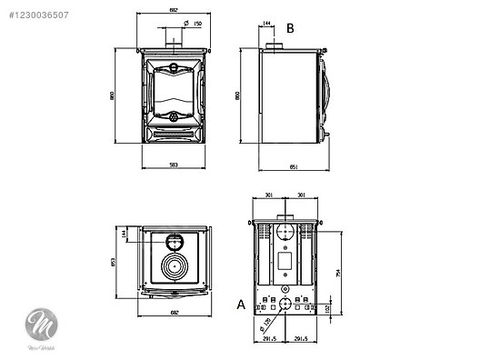 İkinci El ve Sıfır Alışveriş / Bahçe & Yapı Market / Yapı Malzemeleri / Isıtma / Soba & Şömine