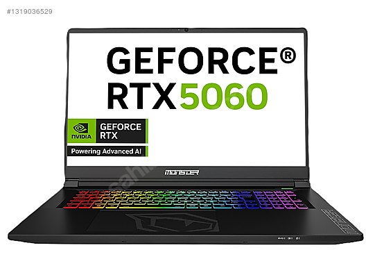 使用少♪i7-10750H/Win11/テレビ/20GB/M.2+3TB/27型 Intel Core i7 Monster Oyuncu Laptop - 1319036529