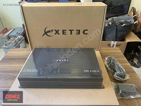 Amfi / XETEC Xİ-8000.1D Subwoofer Amfisi Voltaj Göstergeli Bas