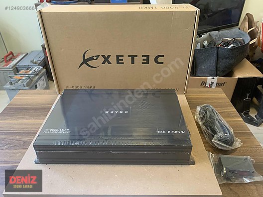 Amfi / XETEC Xİ-8000.1D Subwoofer Amfisi Voltaj Göstergeli Bas